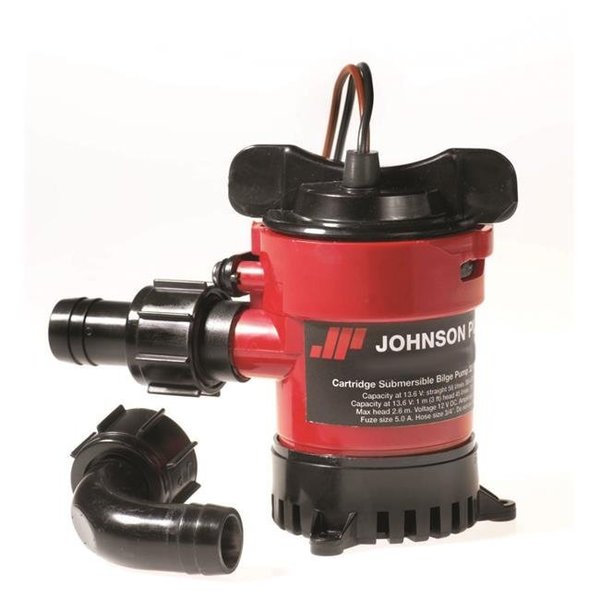 Johnson Pump Johnson Pump 32503-24 500 GPH Bilge Pump 0.75 in. Hose; 24V Dura Ports 3001.4266